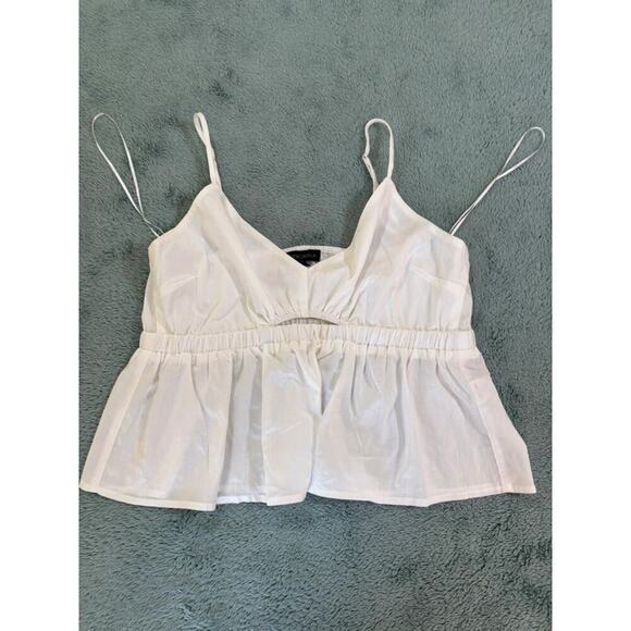 Cotton Candy La Other - Cotton Candy LA White Crop Shirt Size US M